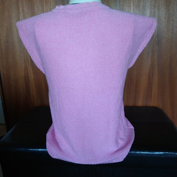 Vintage Italian Pink Knitted Top - Picture 3 of 4
